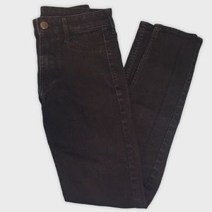 H&M Women’s skinny ankle black jeans size 25